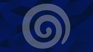 Abstract dark blue low poly background