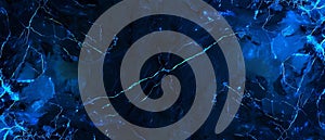 Abstract Dark Blue Marble Texture Background