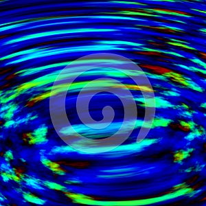 Abstract Dark Blue Water Surface Waves Background