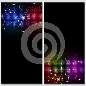 Abstract Dark Disco Backgrounds