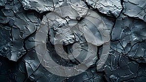 Abstract Dark Gray Cracked Texture Background