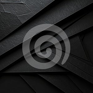 Abstract Dark Gray Geometric Background With Sharp Angles And Subtle Texture