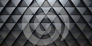 Abstract dark gray triangular pattern background texture a seamless geometric design of interlocking triangles with subtle