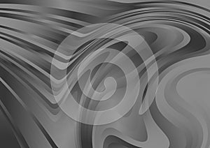 Abstract Dark Grey Curvature Ripple Lines Background Design