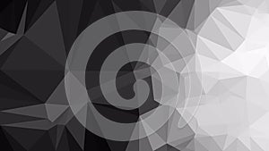 Abstract Dark Grey Low Poly Background Design