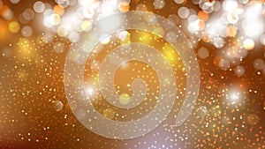 Abstract Dark Orange Lights Background