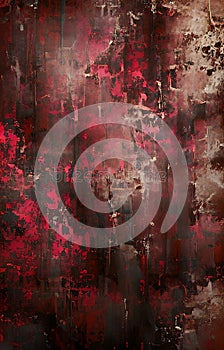 Abstract Dark Red Grunge Background as a Web Graphic Resource