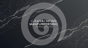 Abstract Futuristic Digital Network Background