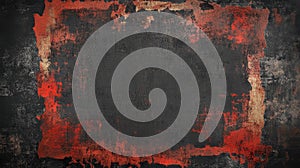 Abstract Dark Textured Background with Red and Black Shades