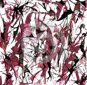Abstract dark watercolor strokes as background, hand drawn creative artwork