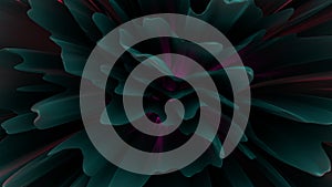 Abstract Dark Wavy Background With Curved Elements