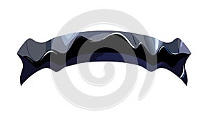 Abstract Dark Wavy Liquid Shape, vector design Generative AI