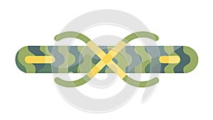 Abstract Data Flow Connection, Digital Network Link, vector design Generative AI