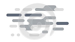 Abstract Data Flow or Connection Lines Icon, vector design Generative AI