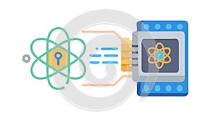 Abstract Data Flow Digital Connectivity Vector, vector design Generative AI