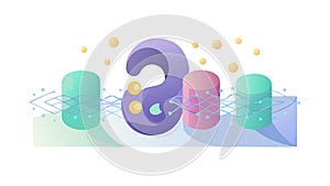 Abstract Data Flow Digital Network Information Stream Vector, vector design Generative AI