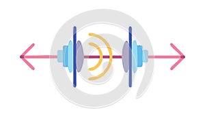 Abstract Data Flow Icon Vector Digital Information Network Connectivity vector design Generative AI