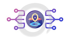 Abstract data flow: intricate network and digital information, vector design Generative AI