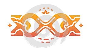 Abstract Data Flow: Network Communication and Information Transfer, vector design Generative AI