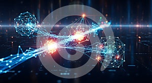 Abstract Data Flow and Network Connections
