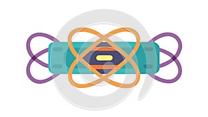 Abstract Data Flow, Network, Digital Connection, Complex Information Path, vector design Generative AI