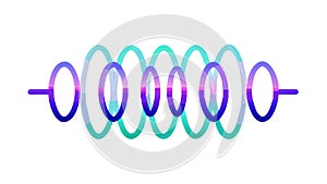 Abstract Data Flow Stream, Digital Network Connection Element Vector Design Generative AI