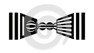 Abstract Data Flow Tunnel for Information Highway, vector design Generative AI