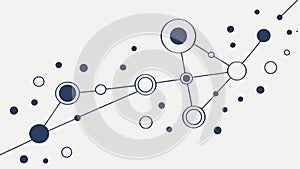 Abstract Data Network Connection, vector design Generative AI