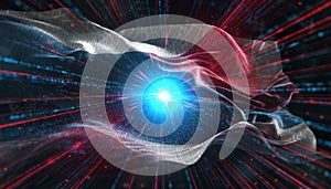 Abstract Data Stream - A Focused Visualization of Digital Information