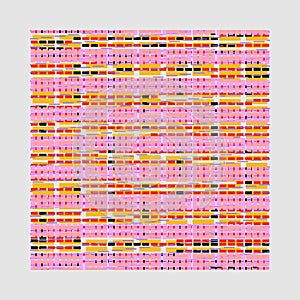 Abstract Data Stream Pattern with Colorful shapes