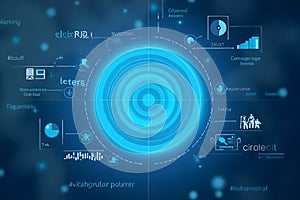 Abstract Data Visualization with Circular Graphic Elements