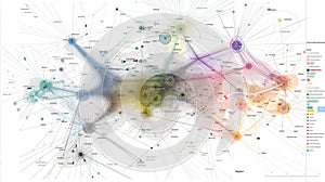 Abstract Data Visualization of Complex Network Connections