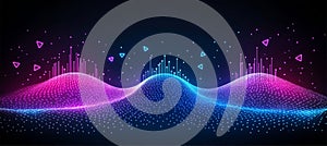 Abstract Data Visualization Concept Showcasing Future Technologies and Digital Innovation Trends