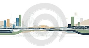 Abstract Data Visualization with Grid and Waveforms