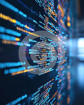 Abstract Data Visualization with Illuminated Binary Code Patterns