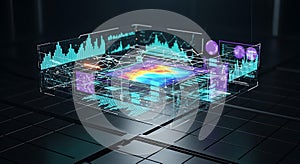 Abstract Data Visualization Interface