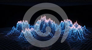 Abstract Data Visualization Landscape