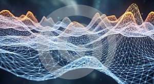 Abstract Data Visualization: Networked Waveform