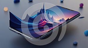 Abstract Data Visualization on Smartphone