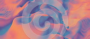 Abstract data visualization with vibrant patterns and flowing shapes in a striking color scheme photo
