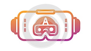 Abstract Data Visualization in Virtual Reality, vector design Generative AI