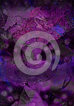 Abstract deccorative violett background with lilac fairy