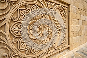 Abstract natural stone texture for bas-relief