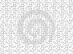 Abstract decorative circular stripes seamless pattern design