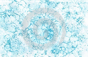 Abstract decorative delicate blue background with water