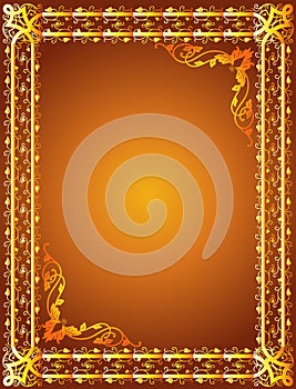 Abstract Decorative Frame