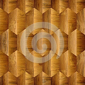 Abstract decorative panelling - seamless background - wood texture