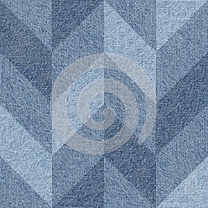 Abstract decorative texture - blue jeans textile