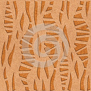 Abstract decorative wallpaper - texture cork