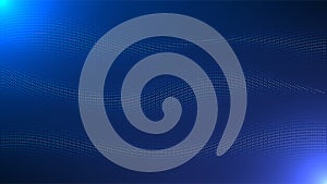 Abstract deep data technology background with dot wave pattern symbolizing advanced data analytics, big data flow, artificial